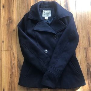 American Rag Navy Pea Coat Size Small